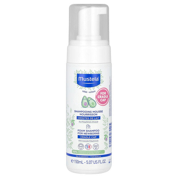 Mustela Yenidoğanlar Üçün Avokado Polifenollü Köpük Şampun 150 ml