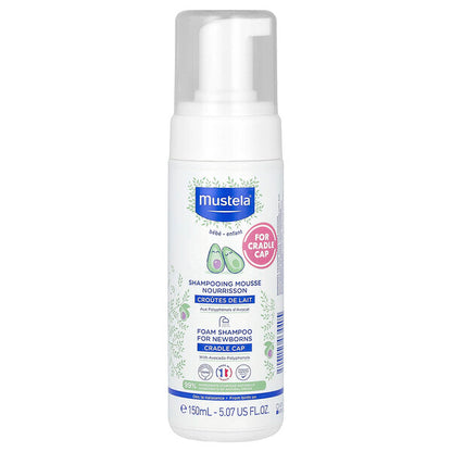 Mustela Yenidoğanlar Üçün Avokado Polifenollü Köpük Şampun 150 ml