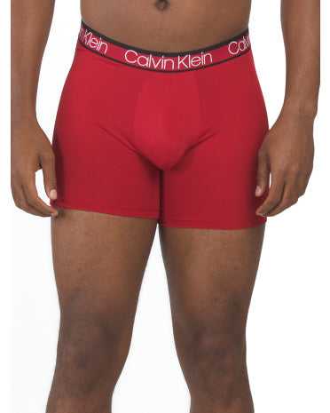 3'lü Paket Mikrofiber Elastik Çeşitli Boxer Şortu