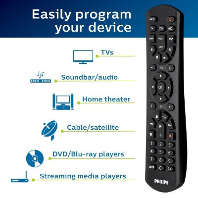 Philips 3 Cihaz Üçün Universal Pult: İnfraqırmızı Ev Kinoteatr Aksesuarı