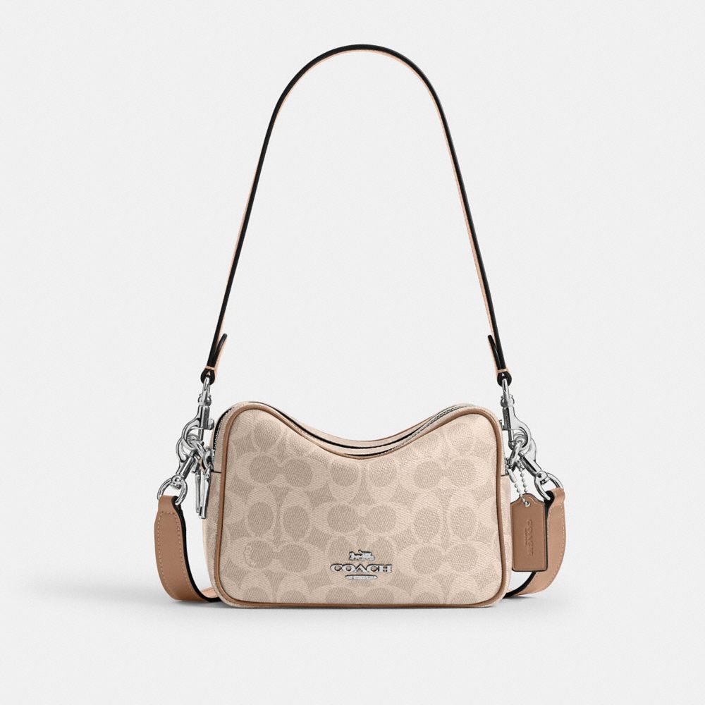 Coach Mini Carey Çarpaz Çanta Signature Canvas Kolleksiyası