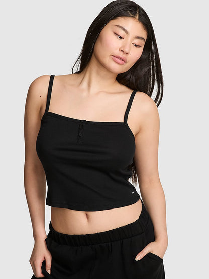 PINK Pambıq Henley Kamisası