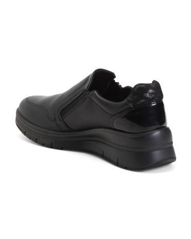 ENVAL SOFT İtaliyada İstehsal Edilmiş Dəri Slip-On Ayaqqabı