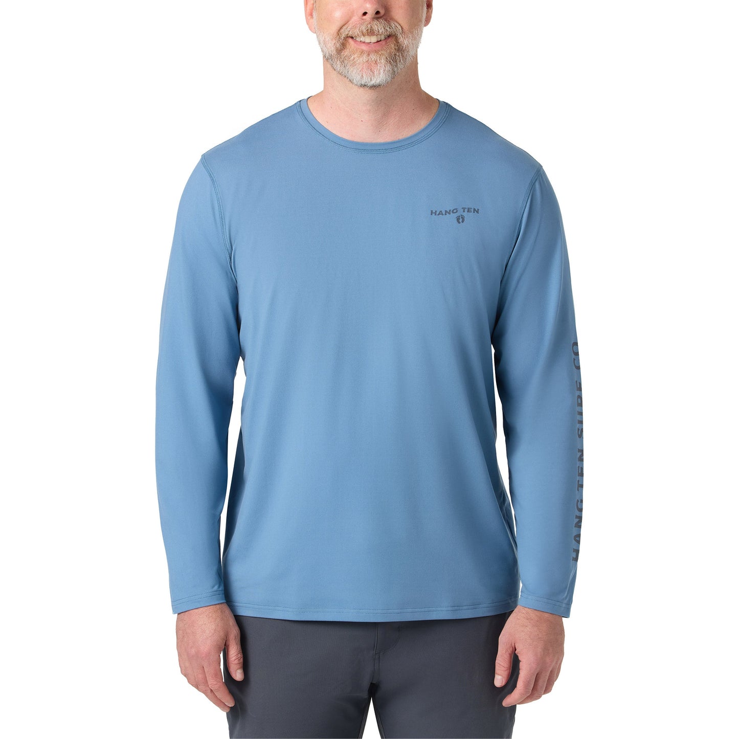 Hang Ten Kişi Uzun Tənəkə Günəş Köynəyi, Mavi, X-Large