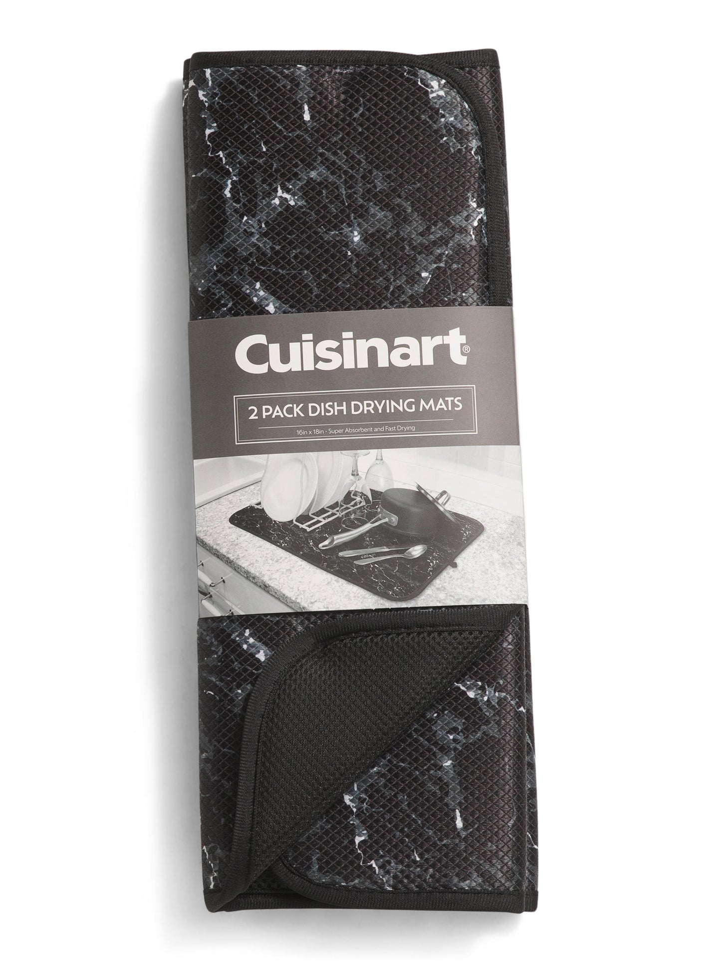 CUISINART 2 Parça Mərmərvari Naxışlı Məşə Qurutma Matı