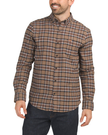 LANDS END Lakeside Flannel Köynəyi