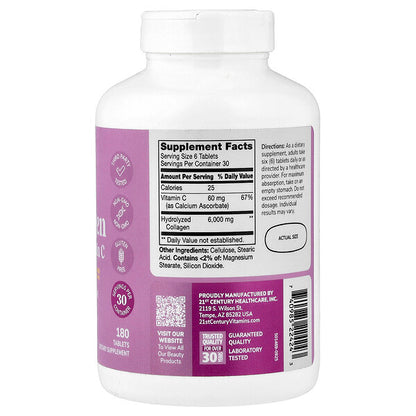21st Century Kalos Splendor Super Collagen Plus C Vitamini 180 Tablet