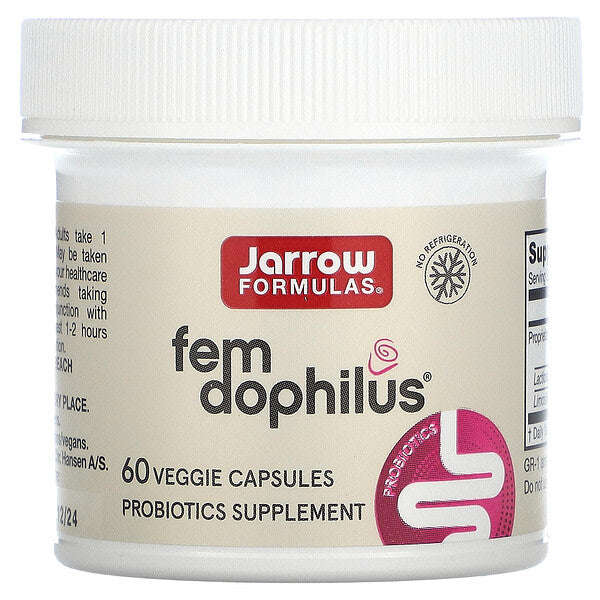 Jarrow Formulas Vegan Fem Dophilus 1 Milyard Cfu 60 Veqetarian Kapsul YoxYox