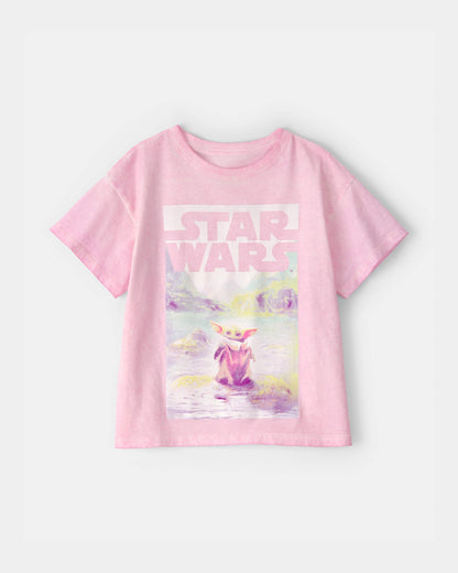 OshKosh B'gosh Qız Star Wars Qrafik Köynəyi - Çəhrayı