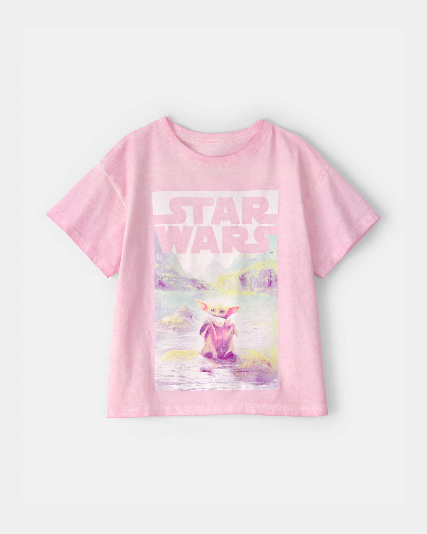 OshKosh B'gosh Qız Star Wars Qrafik Tişört - Çəhrayı