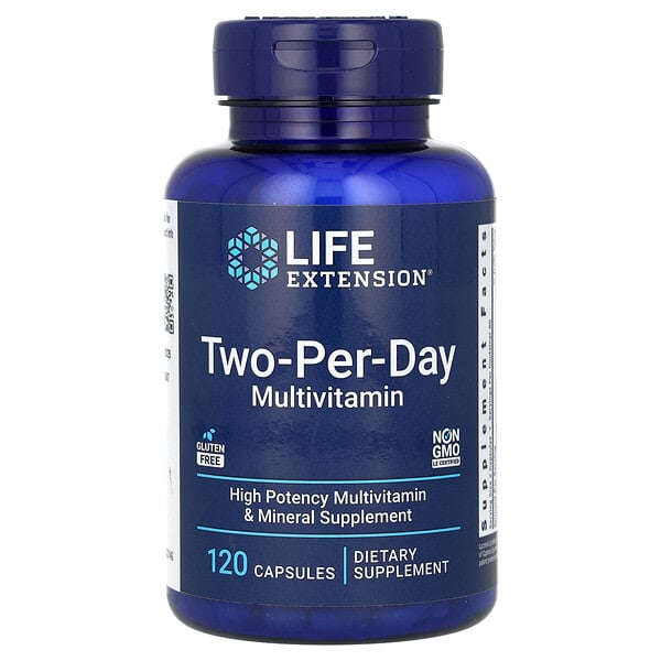 Life Extension Günde İki Dəfə Multivitamin 120 Kapsul YoxYox