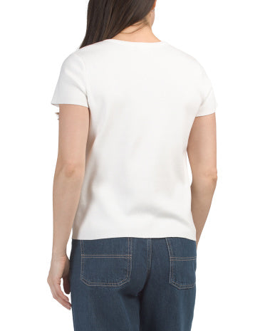 CYRUS Boyfriend Cap Sleeve Kardigan
