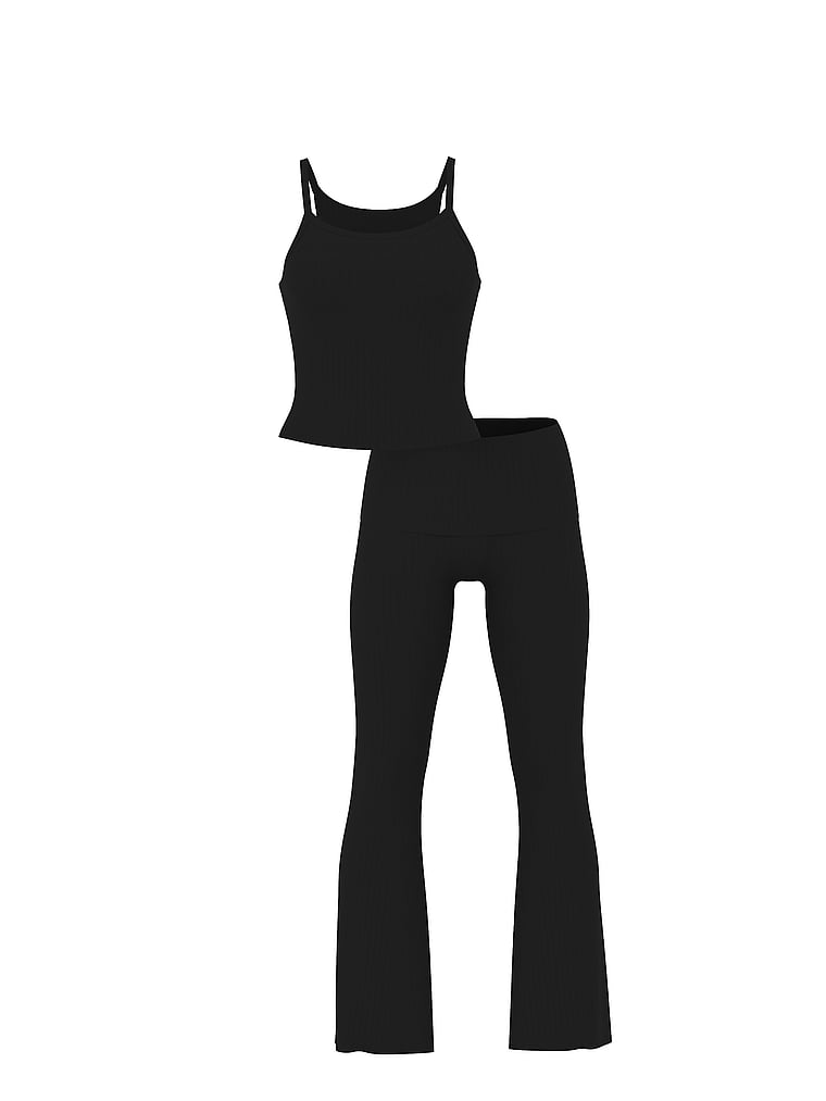 Victoria's Secret SoSoft™ Modal Geniş Qatlı Tank Top & Qatlanan Bel Şalvar Dəsti