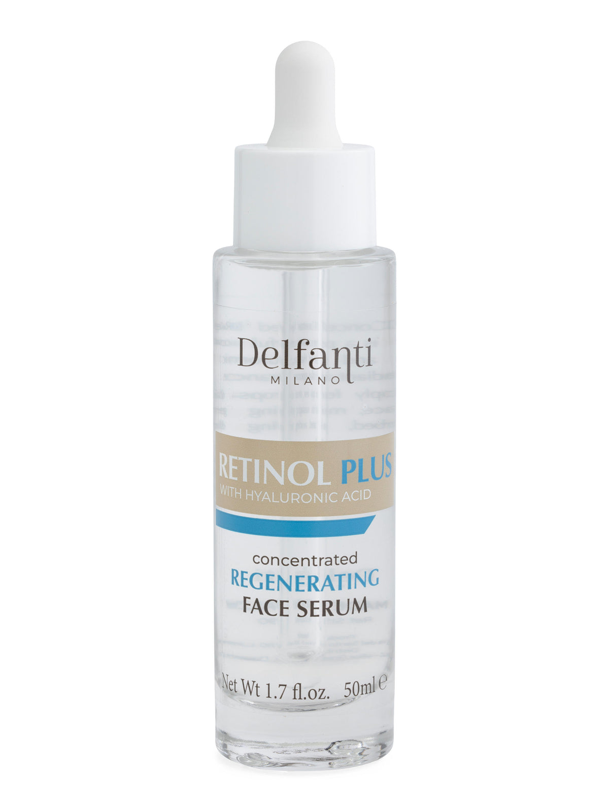 DELFANTI MILANO İtaliyada Hazırlanmış Retinol və Hialuron Asidi Serumu 1.7 oz