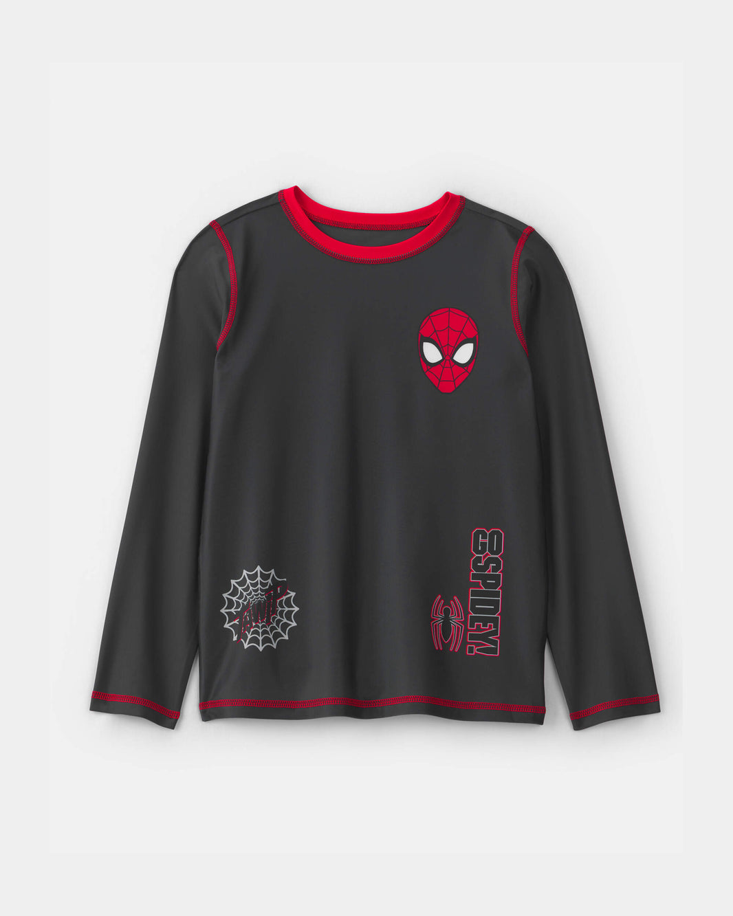 Carter's Oğlan ©Marvel Spider-Man Suya Dayanıqlı Köynəyi - Qara