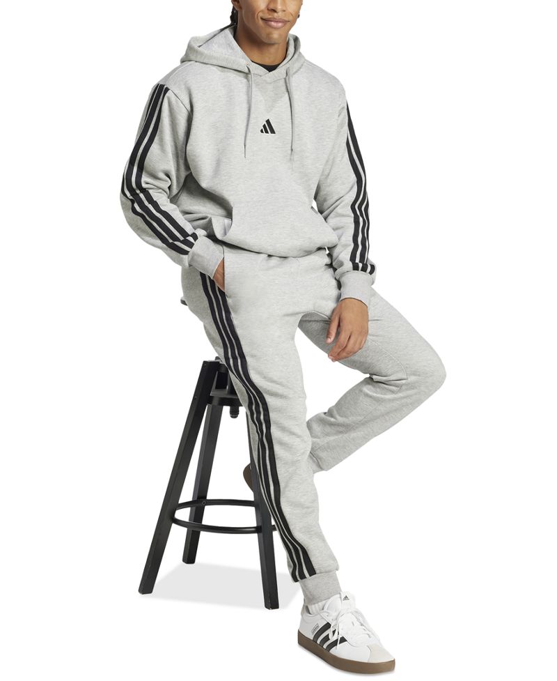adidas Kişi Essentials Adi Oturacaqlı 3-Zolaq Fleece Joqqer