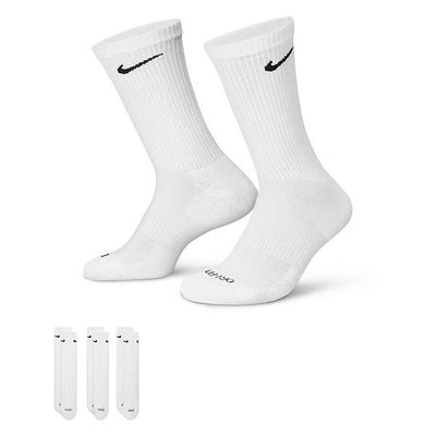 Kişi Nike 3-Pack Everyday Plus Dri-FIT Yastıqlı Crew Təlim Cərəyan