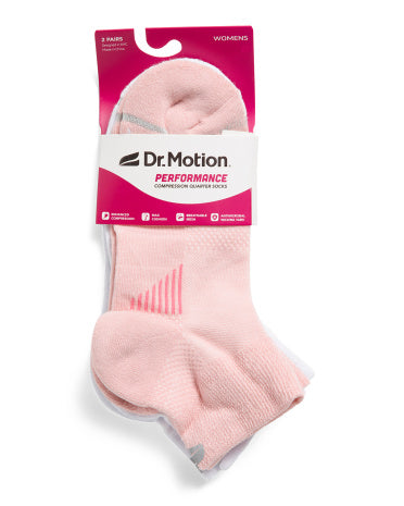 DR MOTION 2 Cüt Performans Teksturlu Kompression Quarter Coraplar