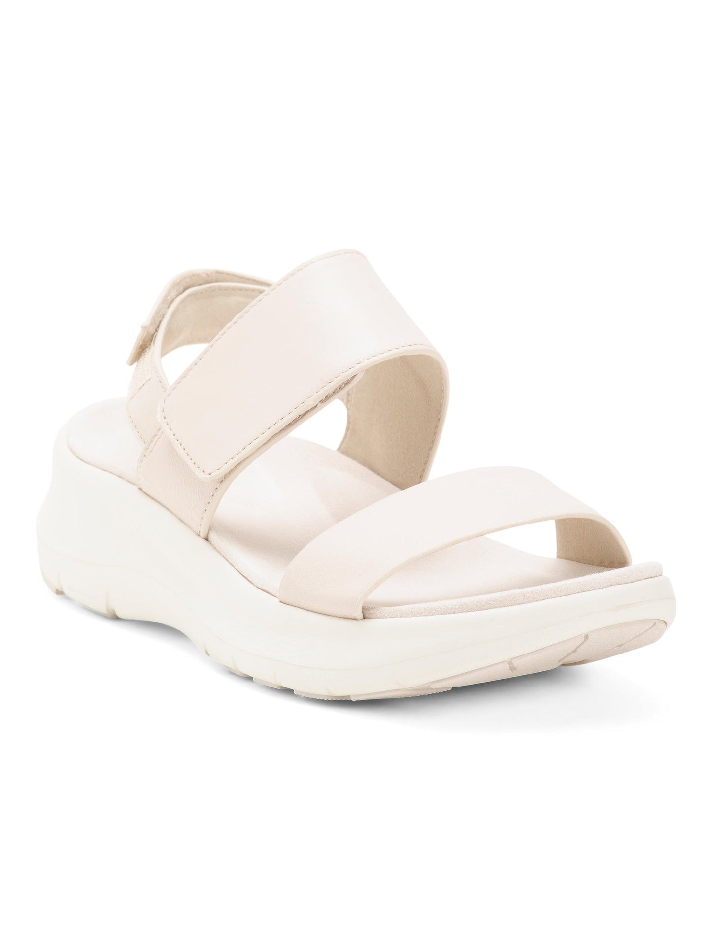 ROCKPORT Leather Qwera Comfort Wedge Sandals