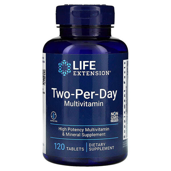 Life Extension Günlük İki Tablet Multivitamin 120 Tablet YoxYox