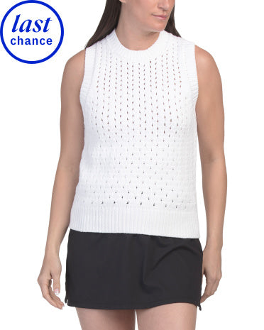 Cotton Blend Villa Sweater Jilet