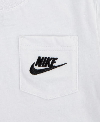 Nike Oğlan Uşaq 2T-4T Cib Köynəyi və Frantsız Terisi Şortlar, 2 Parçalı Dəsti