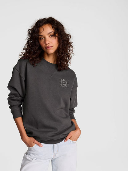 PINK Campus Fleece™ Oversized Crew Sweatshirt