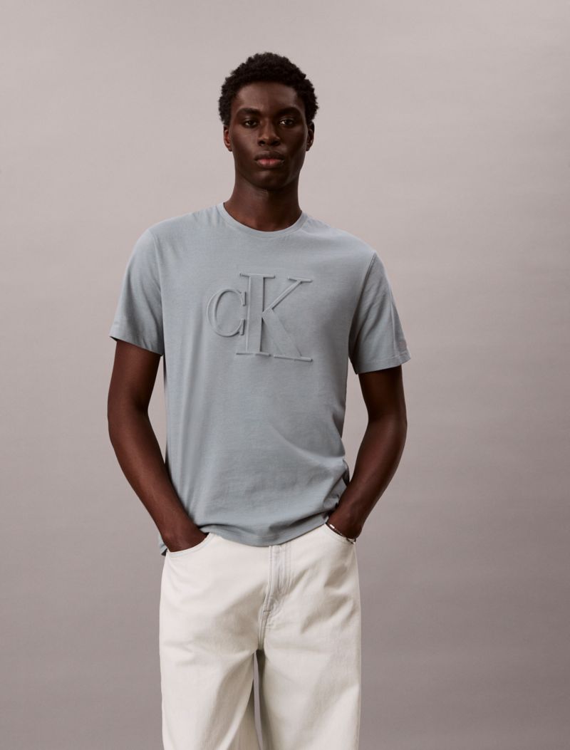 Calvin Klein Monogram Təbəqəli Klassik Köynək