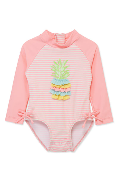 Little Me Ananas UPF 50+ Bir Parça Rashguard