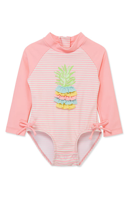 Little Me Ananas UPF 50+ Bir Parça Rashguard