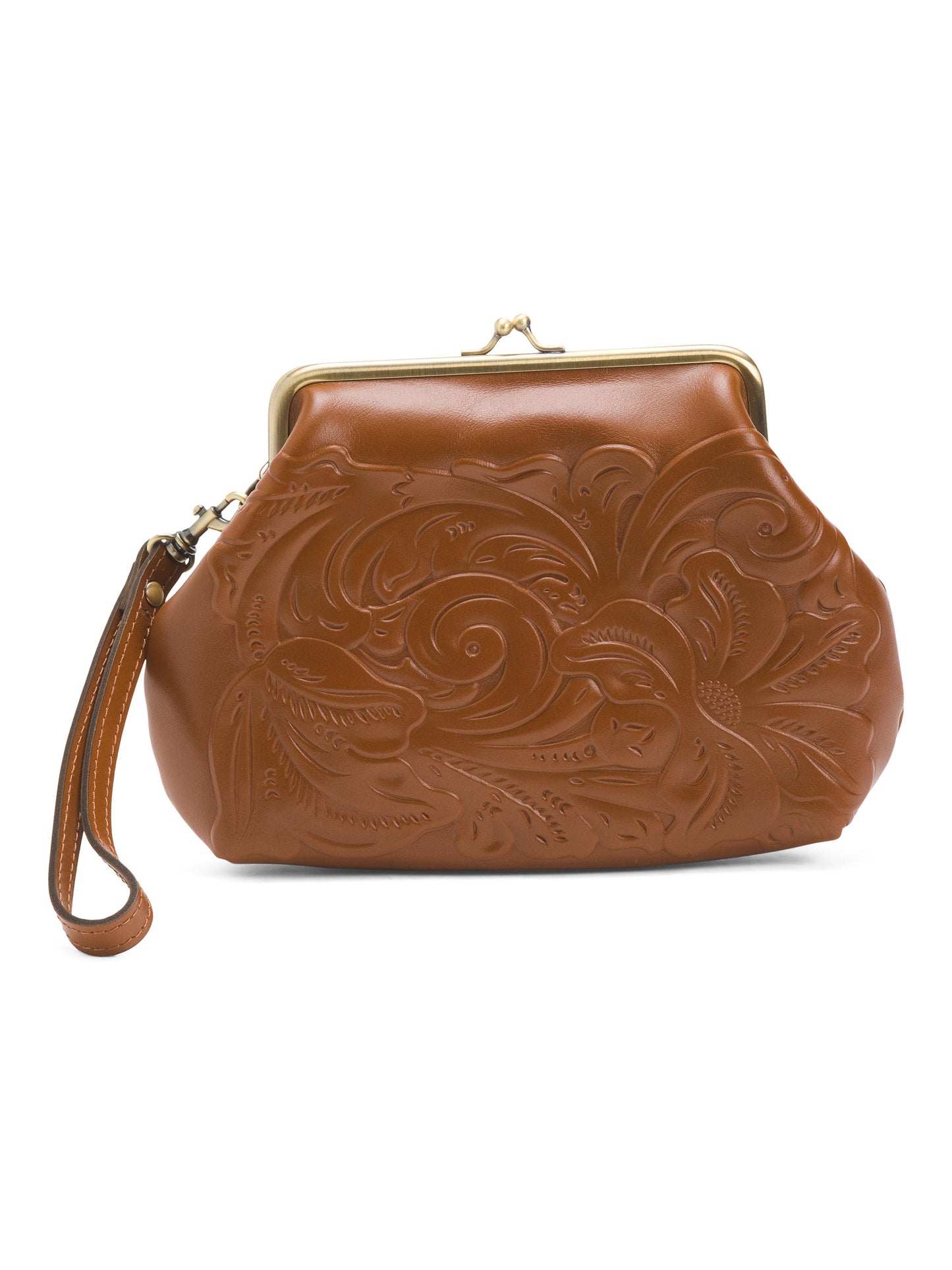 Leather Savena Çərçivəli Öpüş Kilidli Biləklik Çanta Hədiyyə Qutusunda