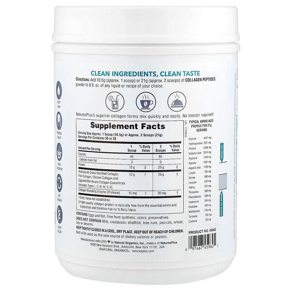 Naturesplus Collagen Peptides 588 G
