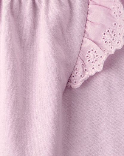 Carter's Qız Uşaq Açqı Kollu Bluzka - Bənövşəyi