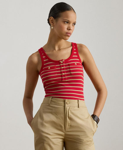 Lauren Ralph Lauren Qadın Scoop Boyunlu Atlet