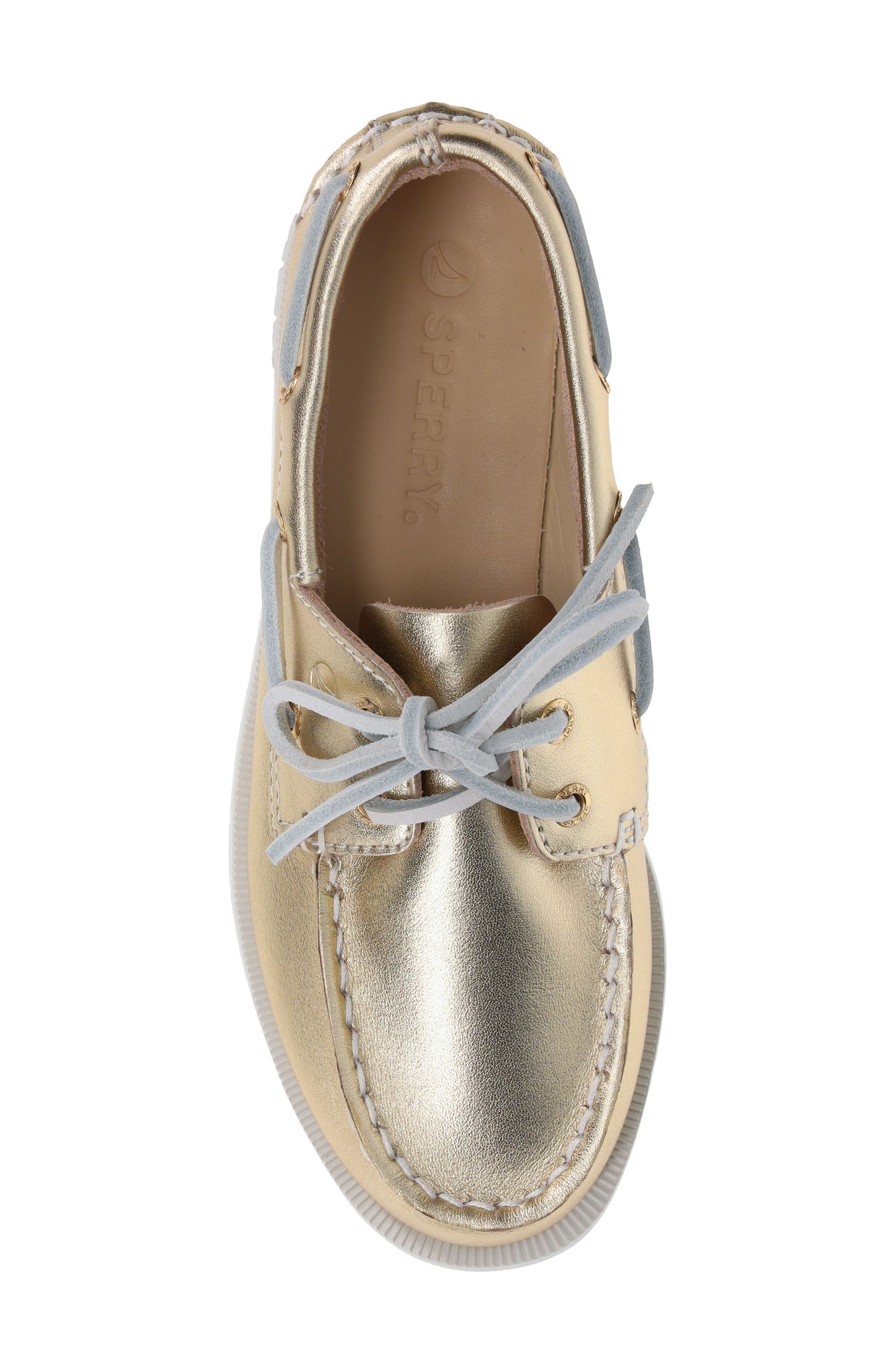 Sperry Uşaq Metallik 2-Gözlü Qayıq Ayaqqabısı