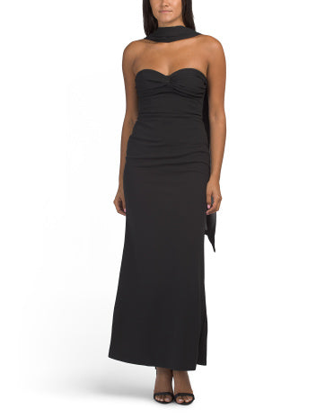 SELFIE LESLIE Of The Night Twist Front Maxi Geyim