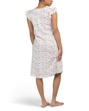 POPPY &amp; CLAY Organic Cotton Soft Sense Uyku Köynəyi