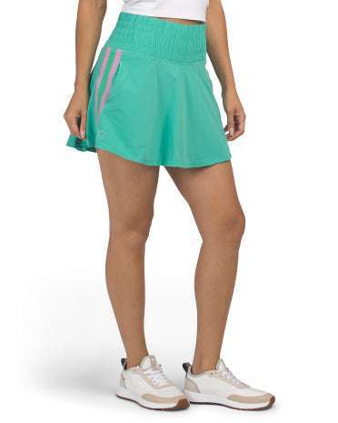THE BUBBLE Yan Çizgili Capri Skort YoxYox