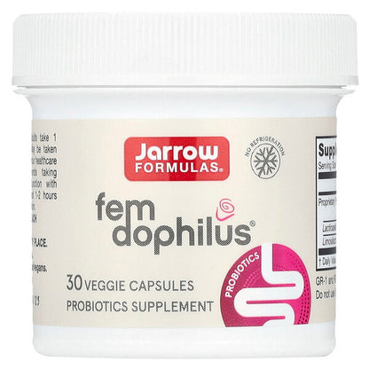 Jarrow Formulas Vegan Fem Dophilus 1 Milyard CFU 30 Bitki Kapsulu