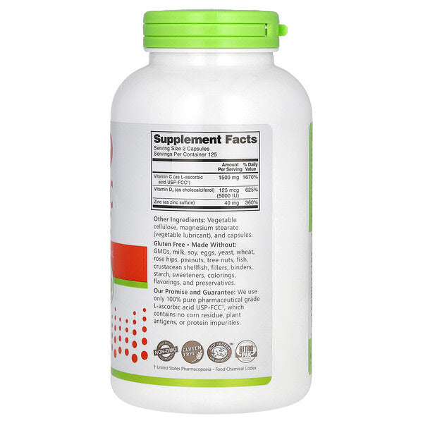Nutribiotic Immunity C Vitamini D3 Sink 250 Kapsul