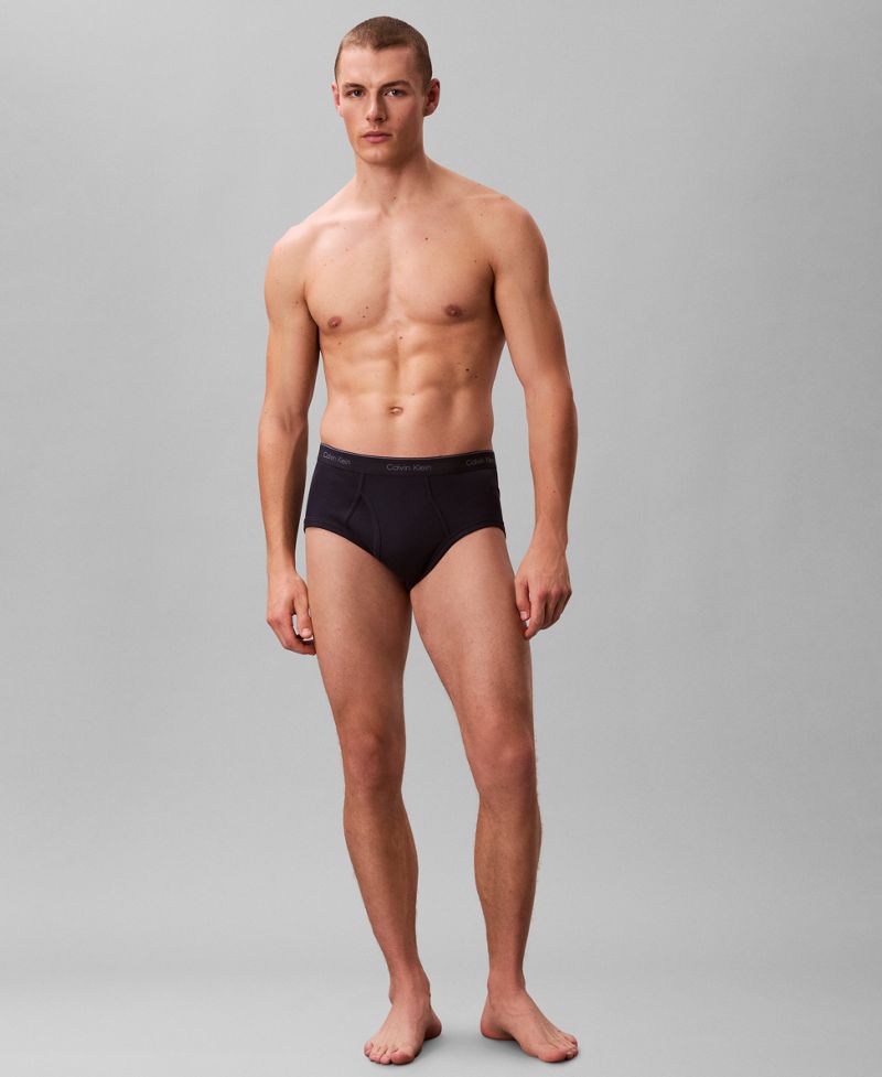Calvin Klein Kişi Pambıq Klassik Briefs Donlar, 5-Pack