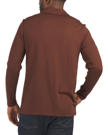 EDDIE BAUER Kişi Uzun Cəkili Melanj Polo