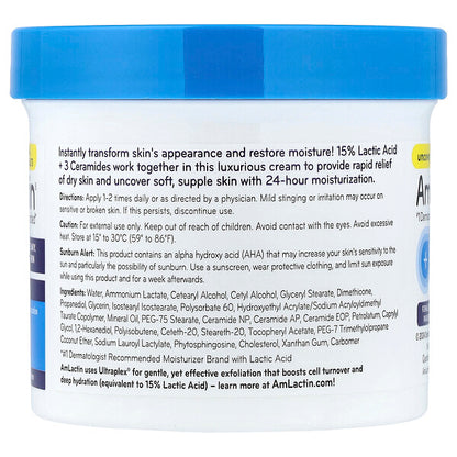 Amlactin Intensive Healing Exfoliating Hydrating Aha Cream Quru Dəri üçün 340g