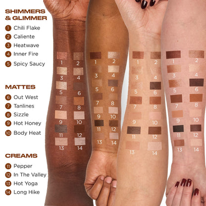 Urban Decay Naked Shaped Isıl Tonlu Göz və Üz Makyaj Paletası