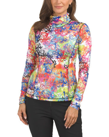 SNO SKINS ABŞ-da İstehsal Bazal Turtleneck Köynəyi