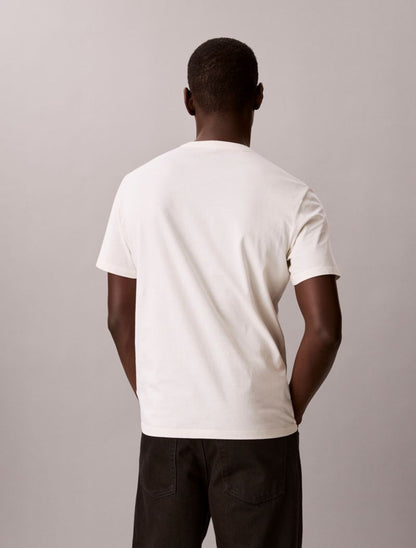 Calvin Klein New York Script Logo Qrafik Klassik Köynək