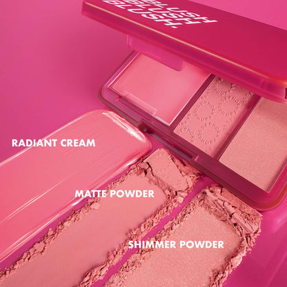 SEPHORA COLLECTION Yanaq Rəngi Paleti. Krem və Pudra Qarışması