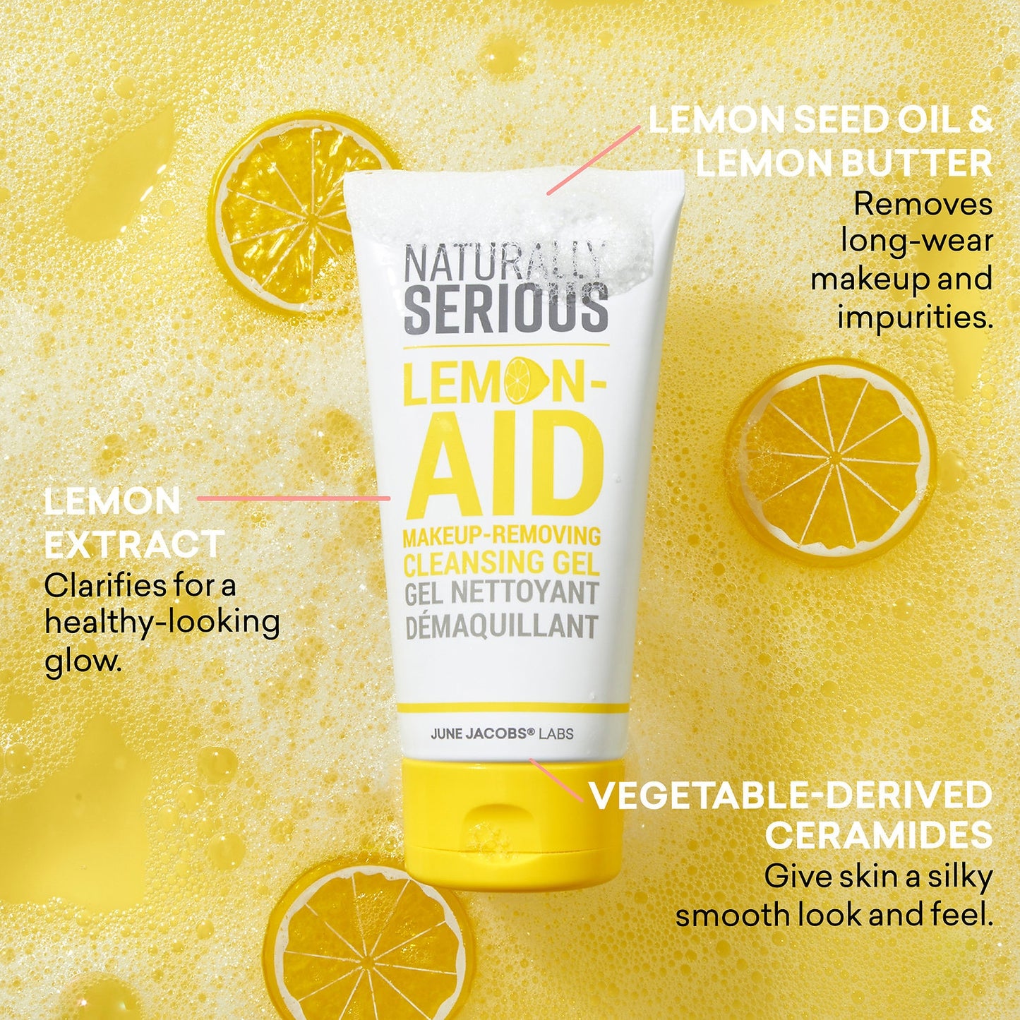 Naturally Serious Limon-Aid Makeup-Çıxarıcı Təmizləyici Gel