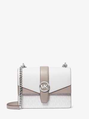 Michael Kors Greenwich Kiçik Rəngli Blok İmza Loqosu Çantası