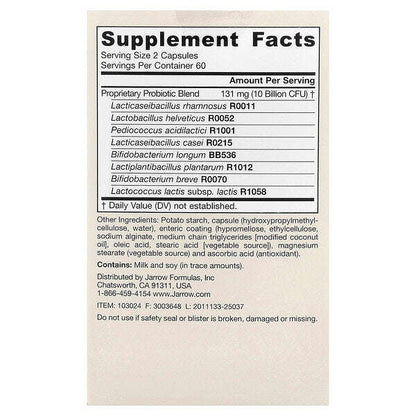 Jarrow Formulas Jarro Dophilus Eps 120 Veggie Caps 5 Milyar Cfu Per Kapsul YoxYox